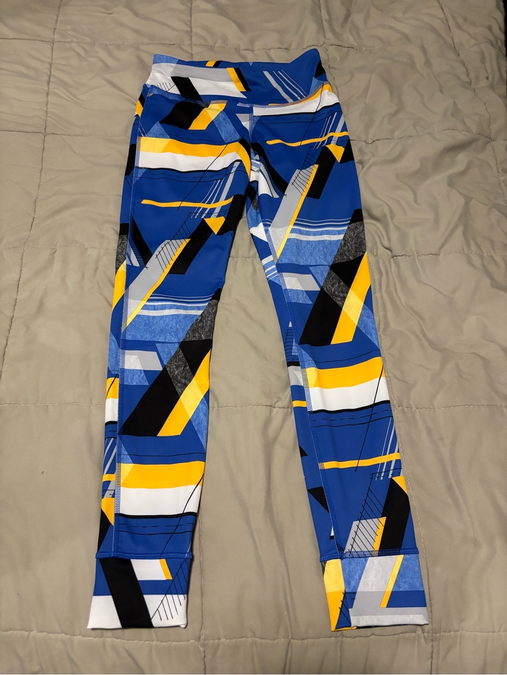 Women’s ' Lux Reebok Geometric Print Active Leggings/Tights - size XS